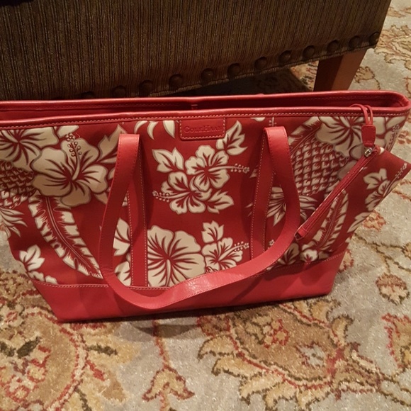 Cole Haan Handbags - Cole Haan Red Leather Tote
